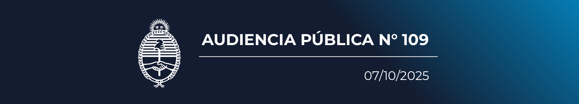 Audiencia Pública Nº109 