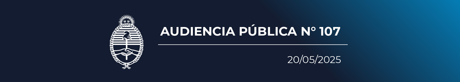 Audiencia Pública 107.