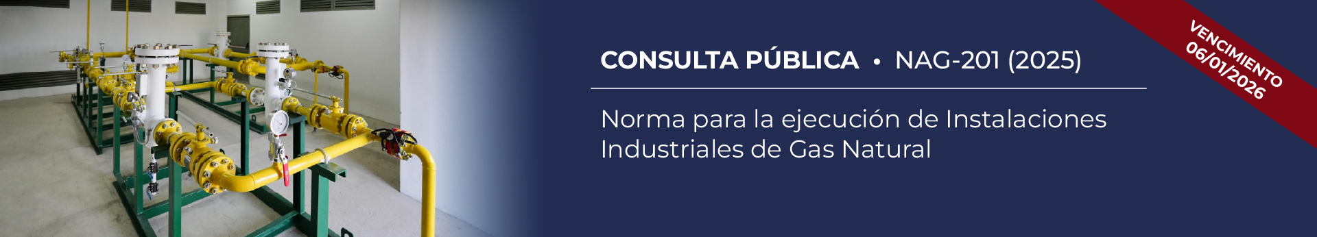 NAG-201: Norma para la ejecución de Instalaciones Industriales de Gas Natural.