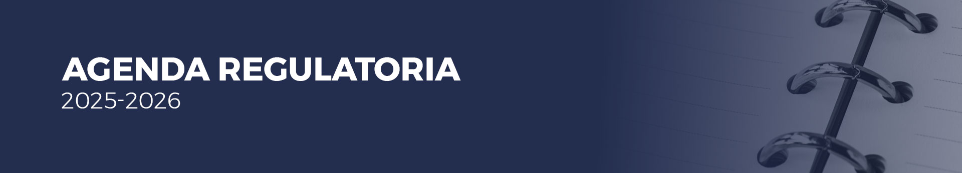 Agenda Regulatoria 2025-2026
