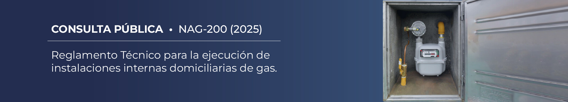 NAG 200: Reglamento Técnico para la ejecución de instalaciones internas domiciliarias de gas.